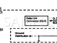 1998 Chevrolet Corvette  5.7 V8 GAS Wiring Diagram