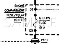 1998 Cadillac Concours  4.6 V8 GAS Wiring Diagram