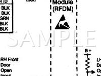 1998 Cadillac Seville STS 4.6 V8 GAS Wiring Diagram