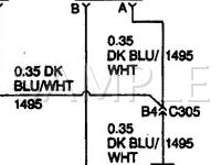 1998 Cadillac Seville STS 4.6 V8 GAS Wiring Diagram