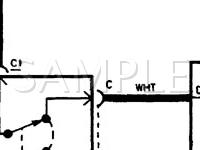 1998 Cadillac Concours  4.6 V8 GAS Wiring Diagram
