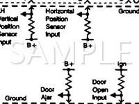 1998 Cadillac Seville STS 4.6 V8 GAS Wiring Diagram