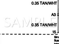 1998 Cadillac Seville SLS 4.6 V8 GAS Wiring Diagram