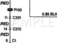 1998 Chevrolet Prizm  1.8 L4 GAS Wiring Diagram