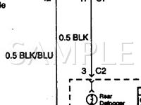 1998 Chevrolet Prizm  1.8 L4 GAS Wiring Diagram