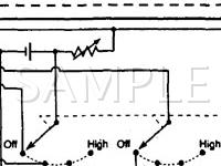 1998 Chevrolet Prizm  1.8 L4 GAS Wiring Diagram