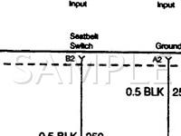 1998 GMC P35/P3500 VAN  6.5 V8 DIESEL Wiring Diagram