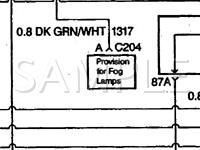 1998 Chevrolet P30 VAN  5.7 V8 GAS Wiring Diagram
