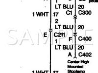 1998 GMC P35/P3500 VAN  6.5 V8 DIESEL Wiring Diagram