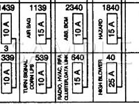1998 Oldsmobile Intrigue  3.8 V6 GAS Wiring Diagram
