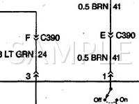 1998 Oldsmobile Intrigue  3.8 V6 GAS Wiring Diagram