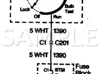 1998 Pontiac Grand Prix GTP 3.8 V6 GAS Wiring Diagram