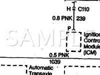 1998 Pontiac Grand Prix  3.8 V6 GAS Wiring Diagram