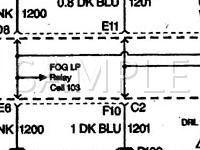 1998 Oldsmobile Intrigue  3.8 V6 GAS Wiring Diagram