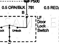 1998 Oldsmobile Intrigue  3.8 V6 GAS Wiring Diagram