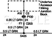 1998 Oldsmobile Silhouette  3.4 V6 GAS Wiring Diagram