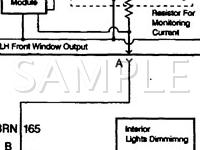1998 Oldsmobile Silhouette  3.4 V6 GAS Wiring Diagram