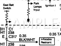 1998 Chevrolet S10 Pickup  2.2 L4 GAS Wiring Diagram