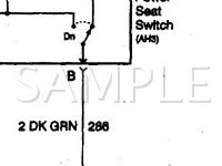 1999 Oldsmobile Alero  2.4 L4 GAS Wiring Diagram