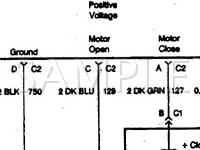 1999 Oldsmobile Alero  2.4 L4 GAS Wiring Diagram