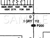 1999 Chevrolet Cavalier  2.2 L4 GAS Wiring Diagram