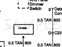 1999 Chevrolet K1500 Suburban  6.5 V8 DIESEL Wiring Diagram