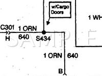 1999 GMC C1500 Suburban  6.5 V8 DIESEL Wiring Diagram