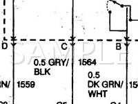 1999 GMC K2500 Suburban  6.5 V8 DIESEL Wiring Diagram