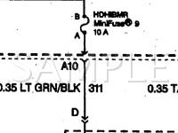 1999 Chevrolet Corvette  5.7 V8 GAS Wiring Diagram
