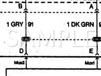 1999 Chevrolet Corvette  5.7 V8 GAS Wiring Diagram