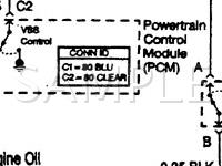 1999 Cadillac Eldorado  4.6 V8 GAS Wiring Diagram