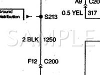 1999 Oldsmobile LSS  3.8 V6 GAS Wiring Diagram