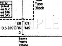 1999 Buick Park Avenue  3.8 V6 GAS Wiring Diagram
