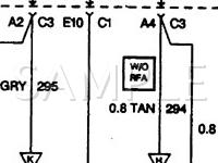 1999 Oldsmobile Cutlass  3.1 V6 GAS Wiring Diagram