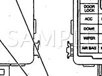 1999 Chevrolet Metro  1.3 L4 GAS Wiring Diagram