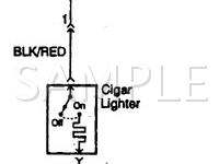 1999 Chevrolet Metro  1.0 L3 GAS Wiring Diagram