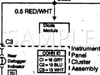 1991 GEO Metro  1.0 L3 GAS Wiring Diagram