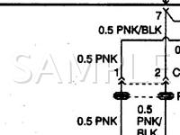1999 Chevrolet Metro  1.3 L4 GAS Wiring Diagram