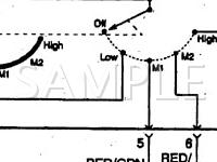 1999 Chevrolet Metro  1.0 L3 GAS Wiring Diagram