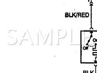 1991 GEO Metro  1.0 L3 GAS Wiring Diagram