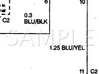 1999 Chevrolet Prizm  1.8 L4 GAS Wiring Diagram