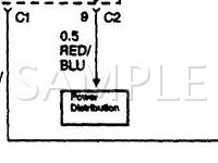 1999 Chevrolet Prizm  1.8 L4 GAS Wiring Diagram