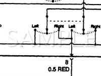 1999 Chevrolet Prizm  1.8 L4 GAS Wiring Diagram