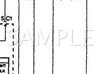 1999 Chevrolet Prizm  1.8 L4 GAS Wiring Diagram
