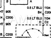 1999 GMC P35/P3500 VAN  7.4 V8 GAS Wiring Diagram