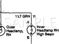 1999 GMC P35/P3500 VAN  6.5 V8 DIESEL Wiring Diagram
