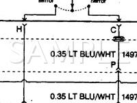 1999 Chevrolet Venture  3.4 V6 GAS Wiring Diagram