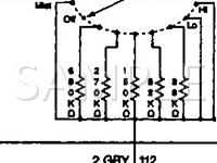 1999 Pontiac Montana  3.4 V6 GAS Wiring Diagram