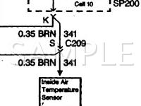 1999 GMC Sonoma  2.2 L4 GAS Wiring Diagram