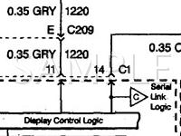 1999 Oldsmobile Bravada  4.3 V6 GAS Wiring Diagram